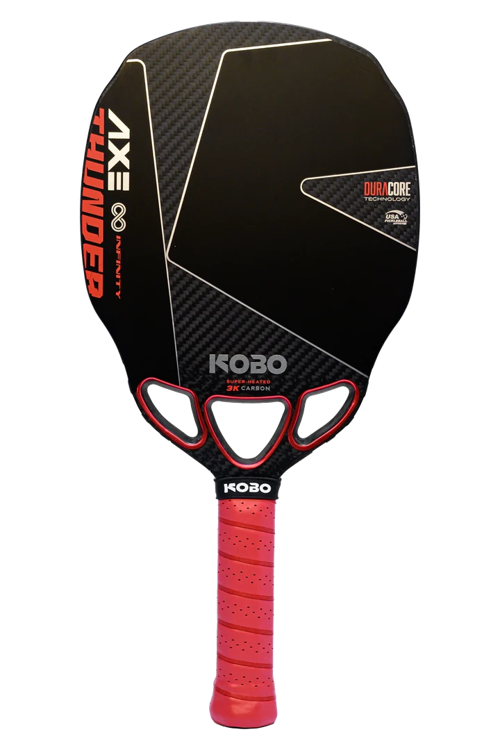 Front view of the KOBO Thunder AXE Infinity showing three throat air channels